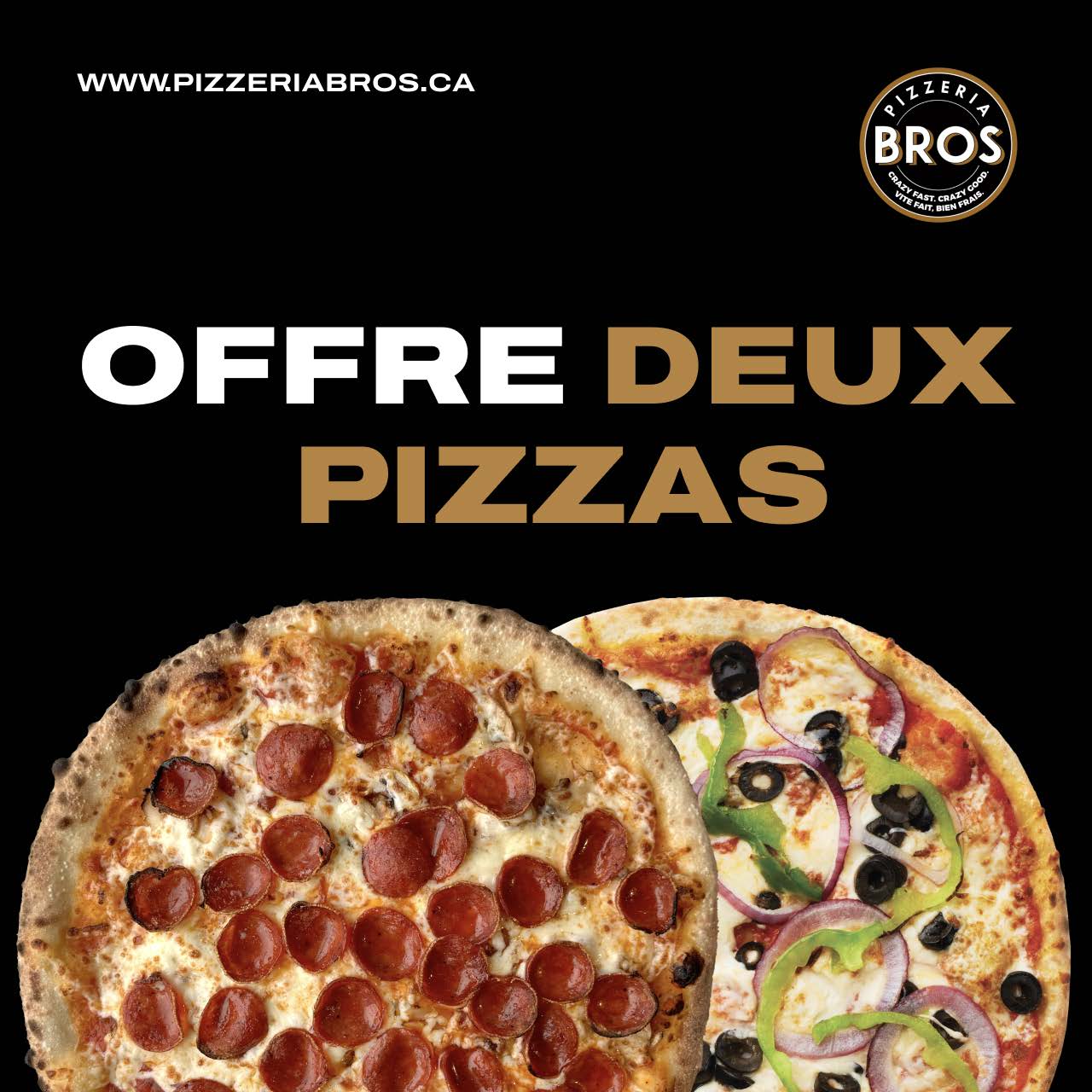 Spéciale 2 Pizzas